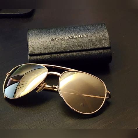 burberry folding aviators